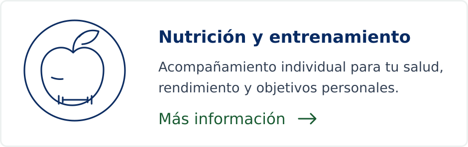 Asesoramiento nutricional entrenamiento kachel es